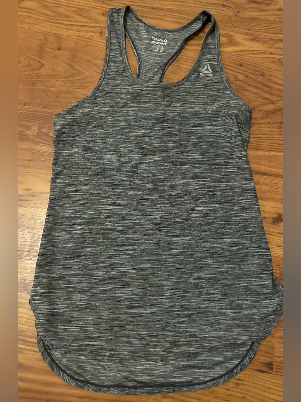 Reebok Women’s Heather Gray Racerback Tank XS